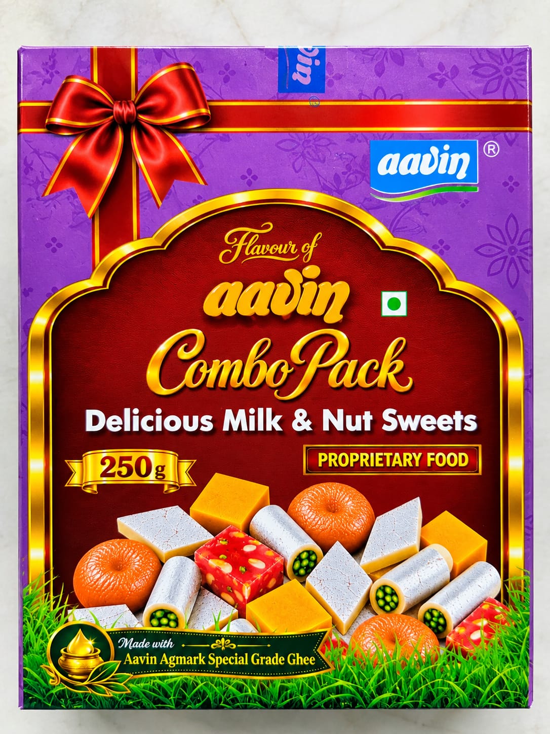 Delicious Milk & Nut Sweets - Combo Pack  - 250 GM